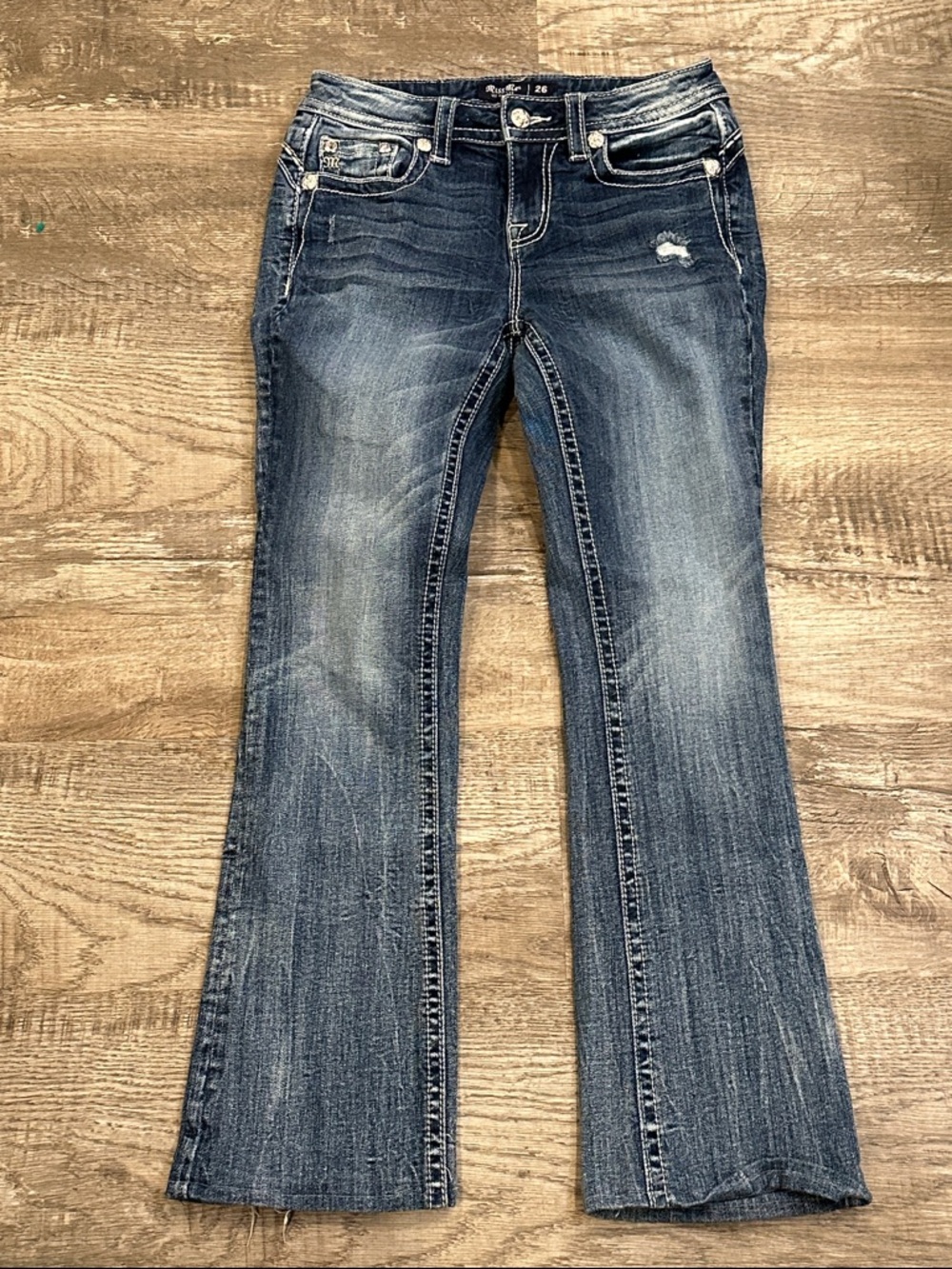 Miss‎ Me Size 26 Women’s Distressed Bootcut Jeans